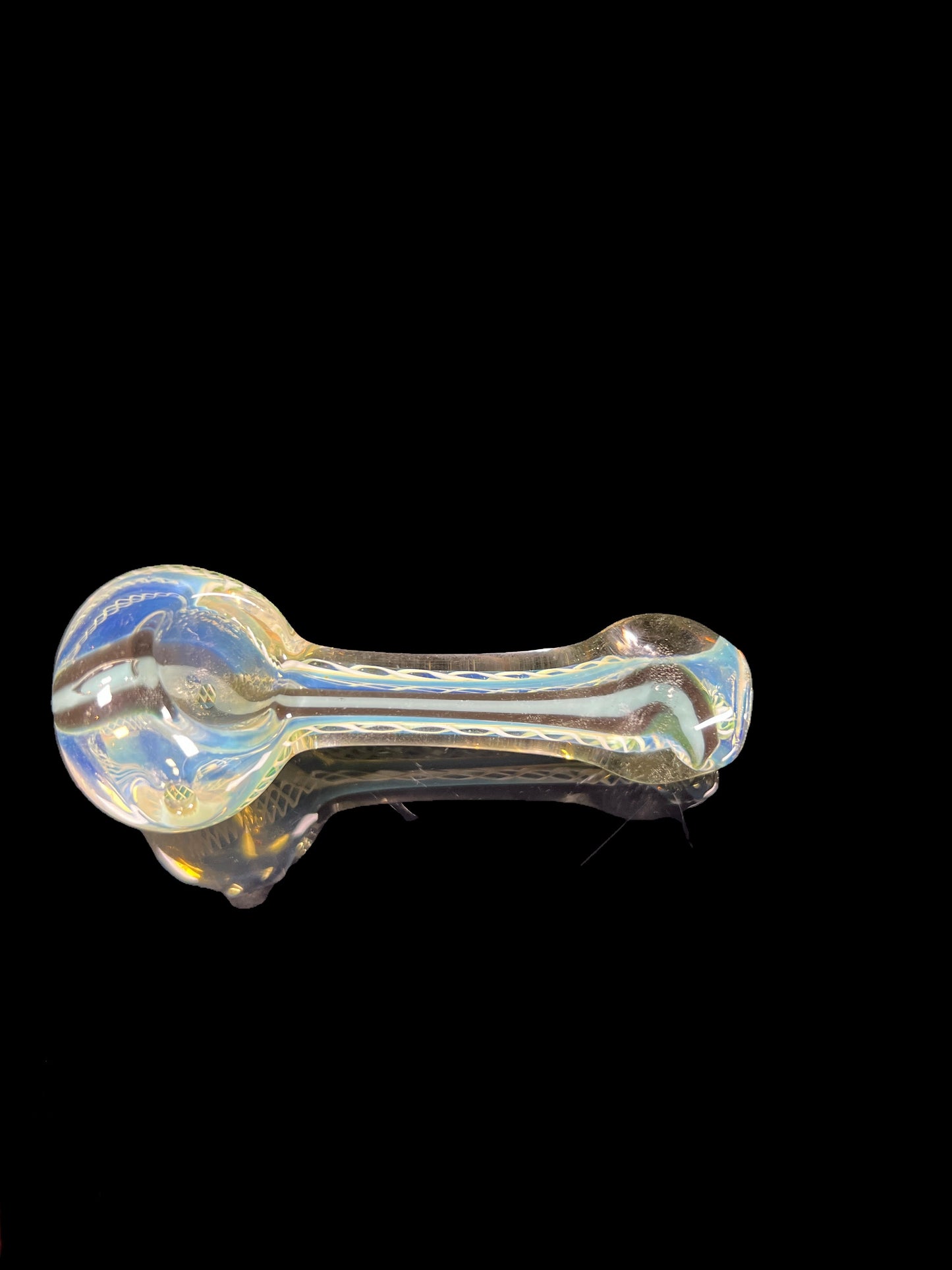 Swirled Glass Spoon Pipe