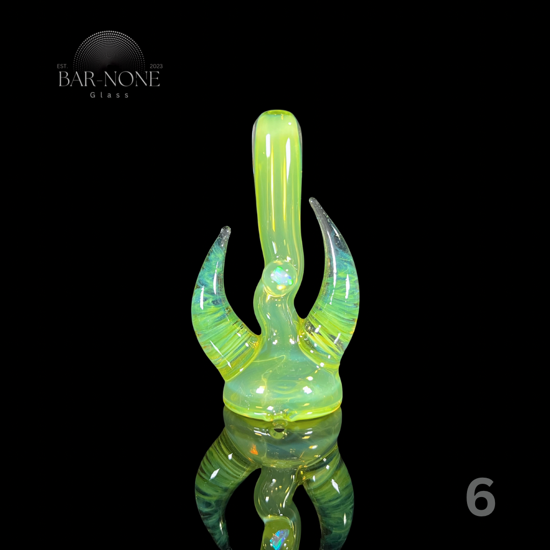 Magizle: Two Horn & Opal Straw Dry Puffco Peak Attachment + SmokeCraftLLC Plug