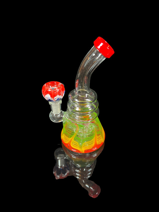 Rasta Radiance: Tire Perc Glass Mini Rig