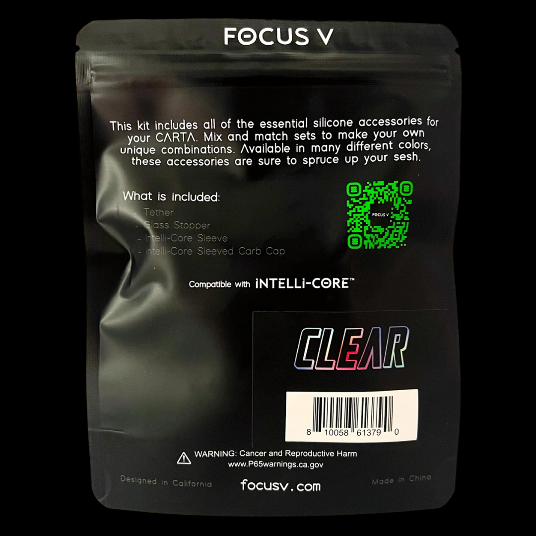 Focus V CARTA 2 Silicone Accessory Set - Clear