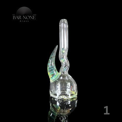 Magizle: One Horn Straw Dry Puffco Peak Attachment + SmokeCraftLLC Plug