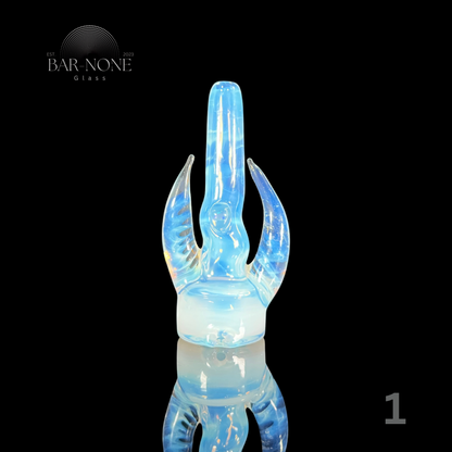 Magizle: Two Horn & Opal Straw Dry Focus V Carta Attachment + SmokeCraftLLC Plug