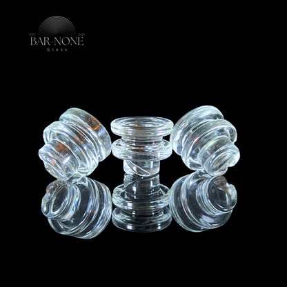 Gem Cup Glass: Dr. Dabber Switch 2 Clear Spinner Cap